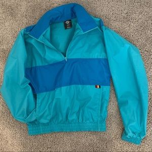 Sun buster Retro Windbreaker Blue Small